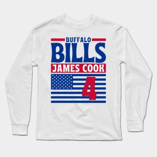 Buffalo Bills James Cook 4 American Football Team Long Sleeve T-Shirt